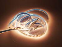 320009 LED стрічка 12В 2835-120 Series PRO 14Вт 1500Лм Білий Теплий 2800-3200K IP20 8мм